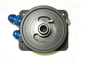 Remote base with temperature sender installed
