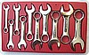 10 pc Stubby combination wrench set - SAE