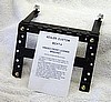 Disappearing plate bracket