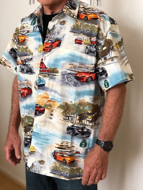 Miata Enthusiast Hawaiian Shirt - Men's, Extra Large