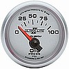Auto Meter Ultra-Lite II Oil Press. gauge 2-1/16" short sweep electric