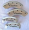 Voodoo Caliper Covers for Late NA Miata (1994-1997) & NB Base models ('99-02), Satin powder coat, Bl