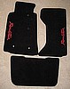 Roadster embroidered floor mats w/Plain trunk mat for 2006 - 2015 MX-5 Miata (NC)