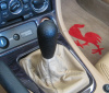 Voodoo knob, Miata, Pistol grip, Textured