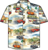 Miata Enthusiast Hawaiian shirt - Men's, Small