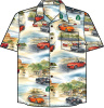 Miata Enthusiast Hawaiian Shirt - Men's, Medium